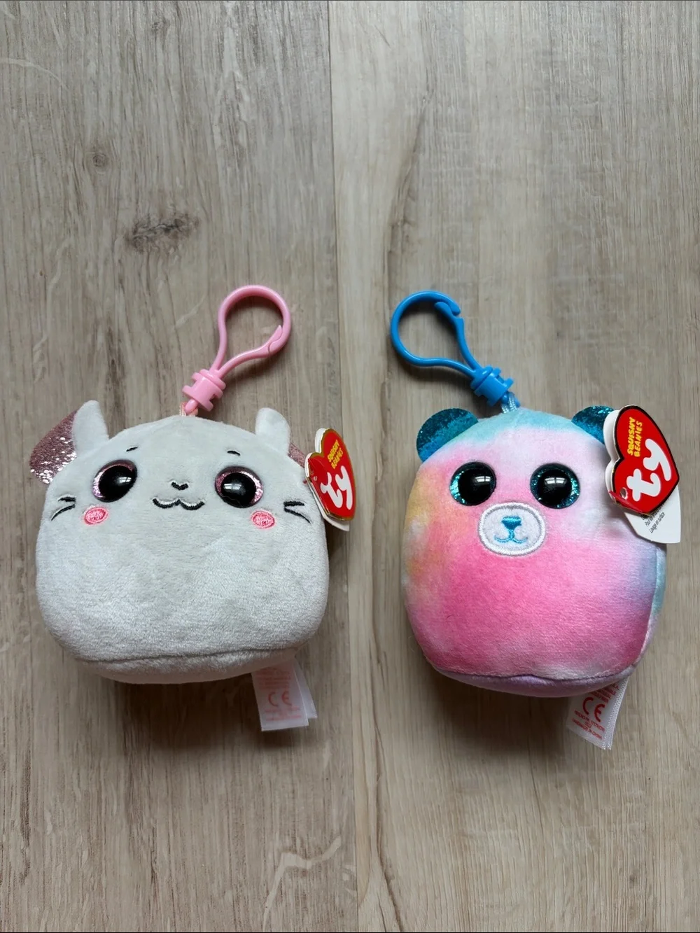 NWT Ty Squishy Beanie Keychain Collection